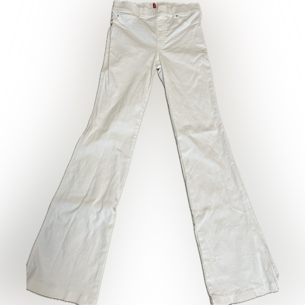 SPANX White Flared Women Jeans